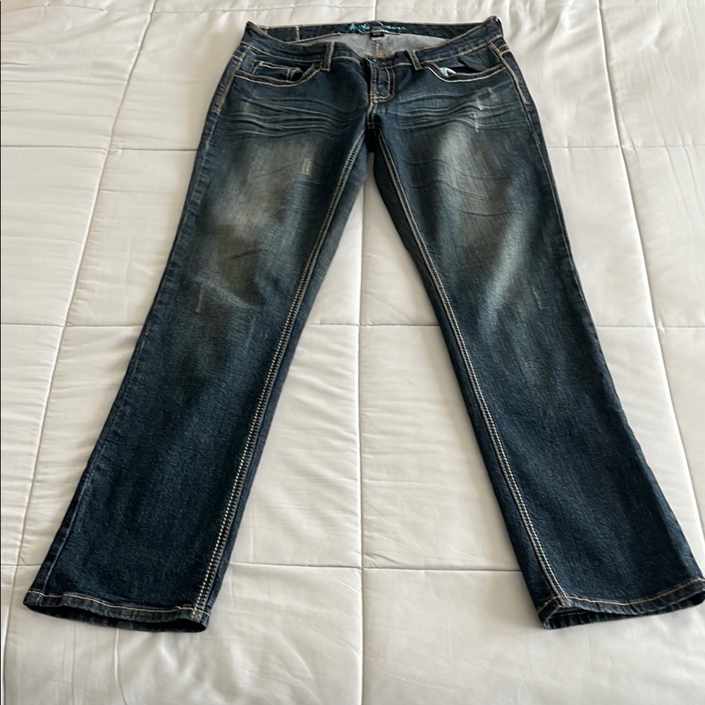 Ariya Dark Blue Boot Cut Jeans